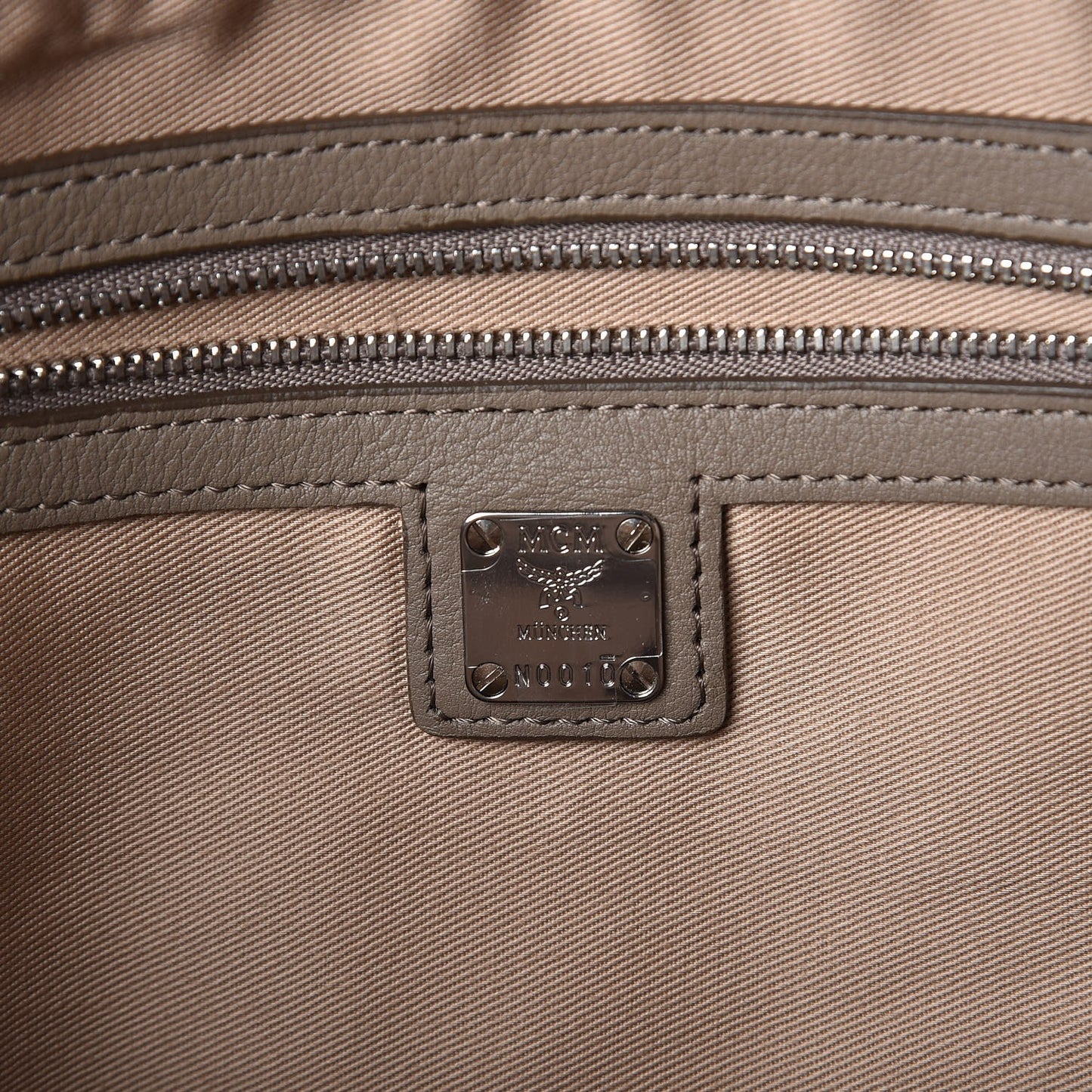 Calfskin Ottomar Monogram Medium Klara Shopper Tote Urban Taupe