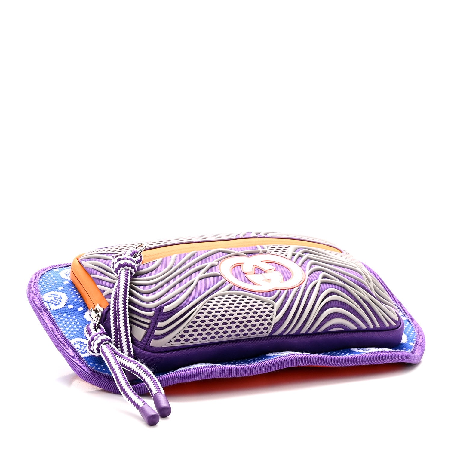 Gucci Jersey GG Monogram All Over Sporty Belt Bag Grey White Multicolor 4 of 10