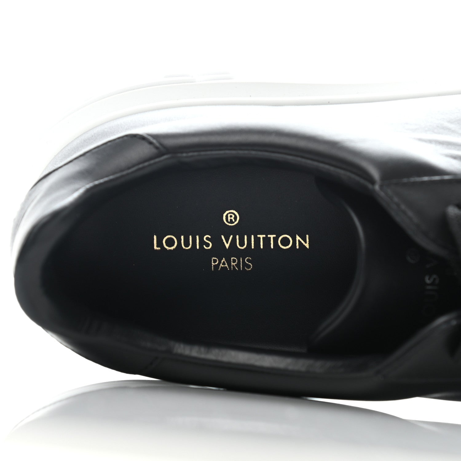 Louis Vuitton Calfskin Time Out Sneakers 39.5 Black 8 of 9