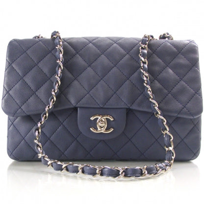 Chanel Caviar JUMBO Classic Flap Blue 1 of 10