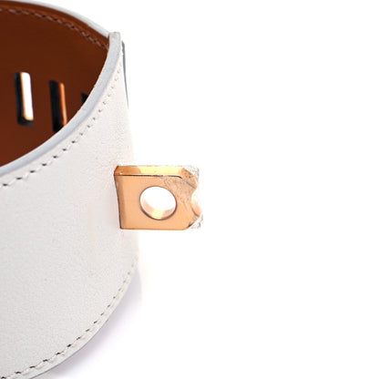 Hermes Swift Collier de Chien CDC Bracelet T2 White 8 of 9