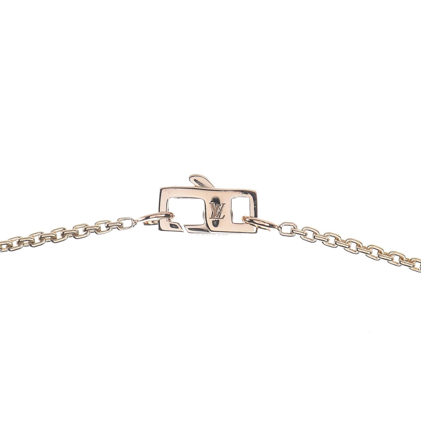 18K Yellow Gold Diamond Idylle Blossom LV Pendant Necklace