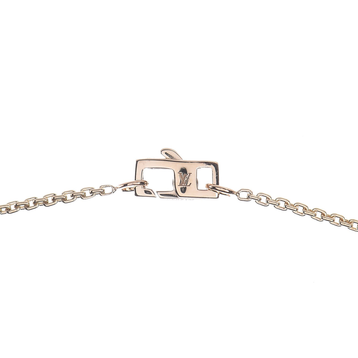 Louis Vuitton 18K Yellow Gold Diamond Idylle Blossom LV Pendant Necklace 5 of 6