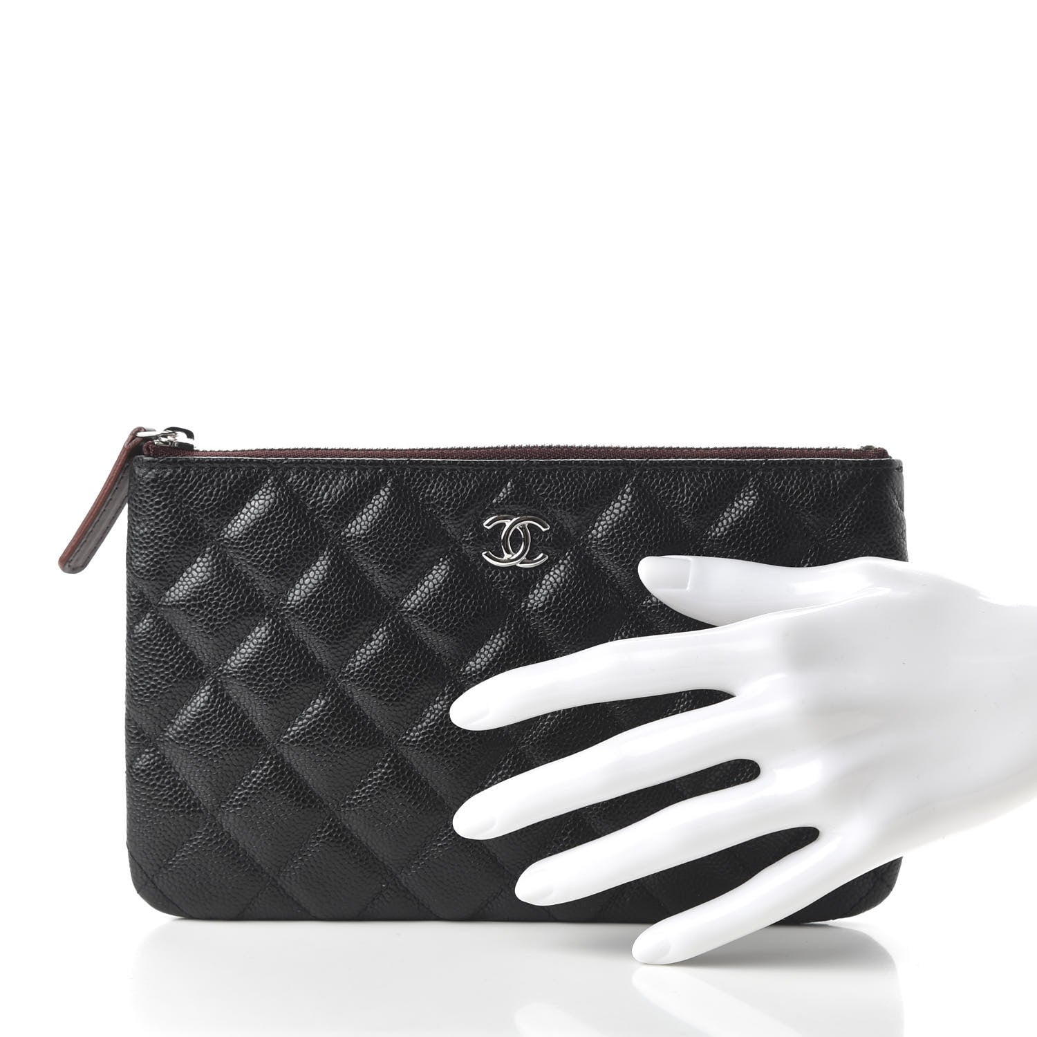 Chanel Caviar Quilted Small Pouch Black 2 of 11