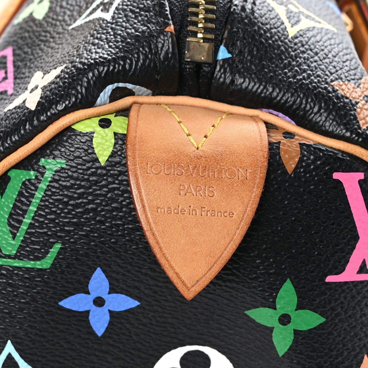 Louis Vuitton Monogram Multicolor Speedy 30 Black 6 of 12