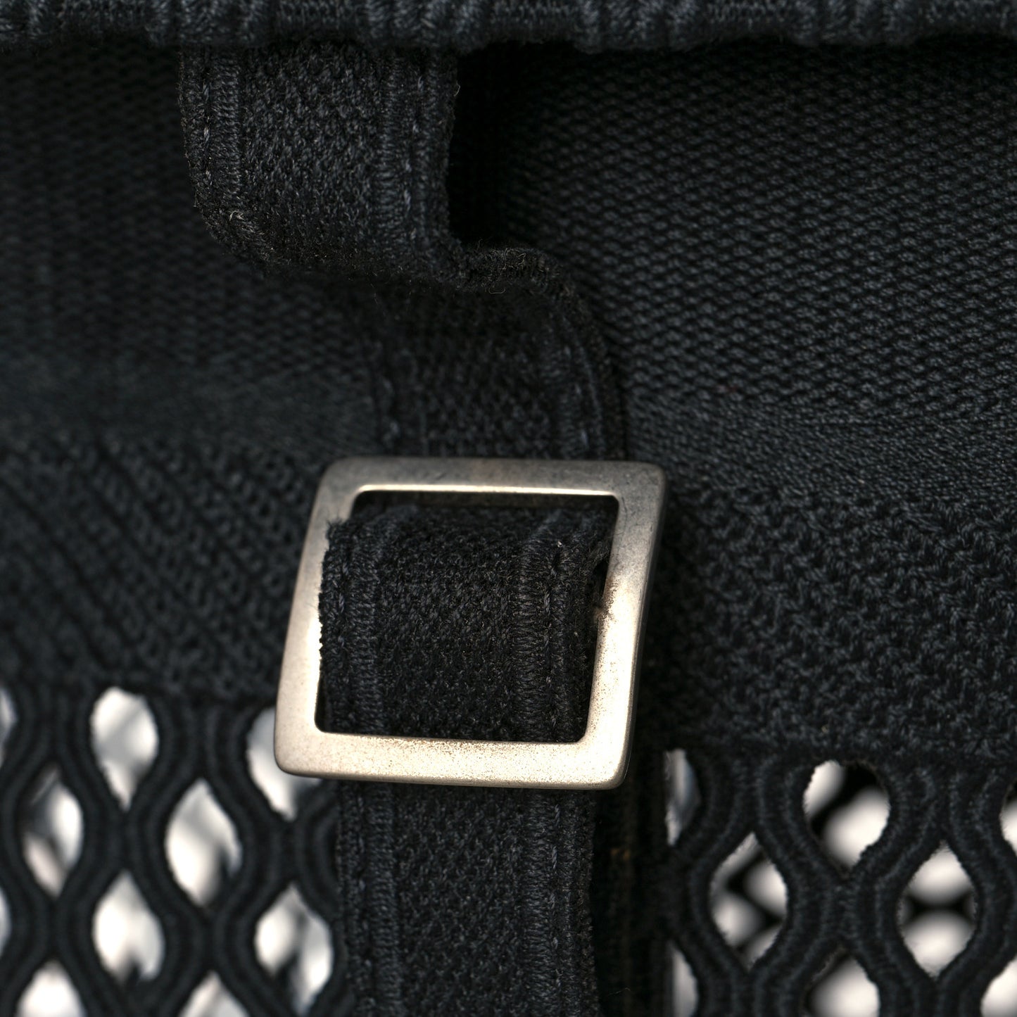 Canvas Embroidered Mesh Diorcamp Messenger Black