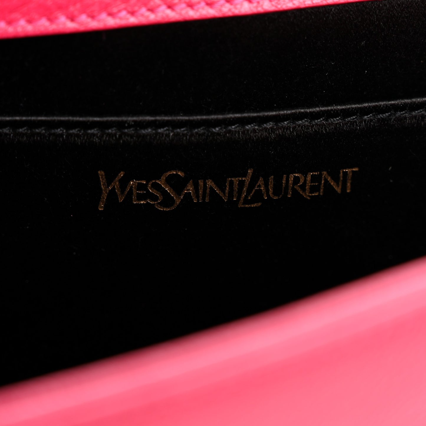 Calfskin Monogram Large Belle De Jour Clutch Lipstick Fuchsia