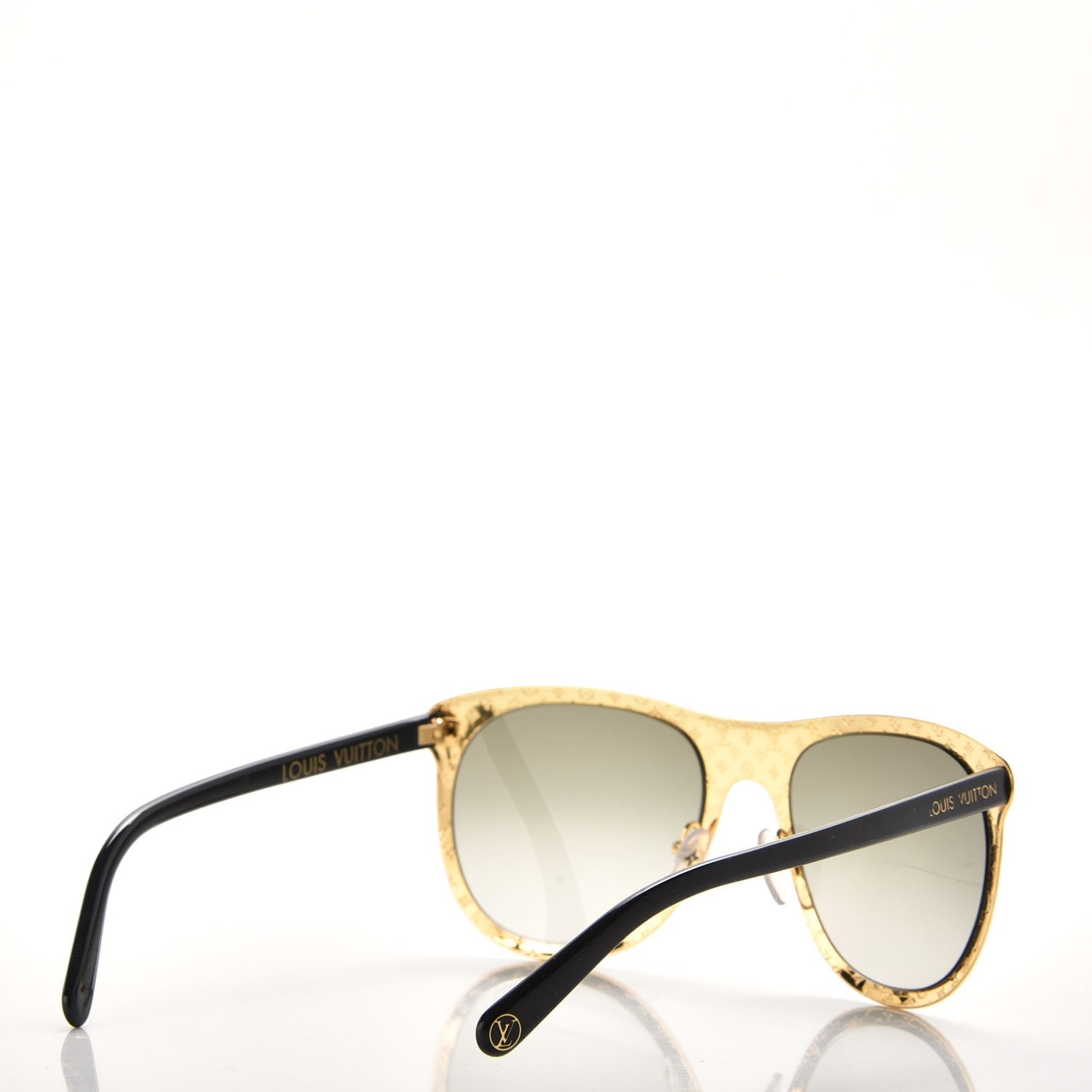 Louis Vuitton Vertigo Z0892U Sunglasses Gold 4 of 8