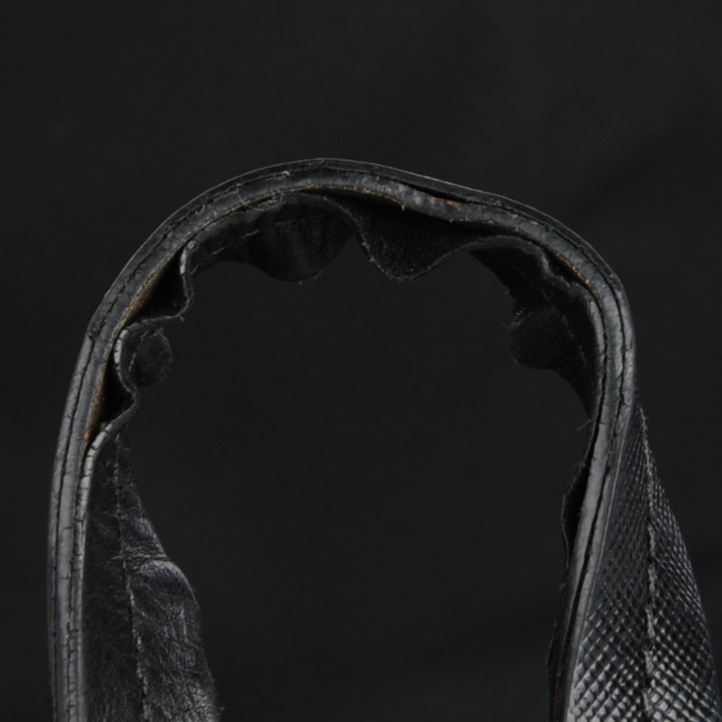 Tessuto Nylon Saffiano Shoulder Bag Nero Black