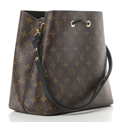 Louis Vuitton Monogram Neonoe MM Black 3 of 13