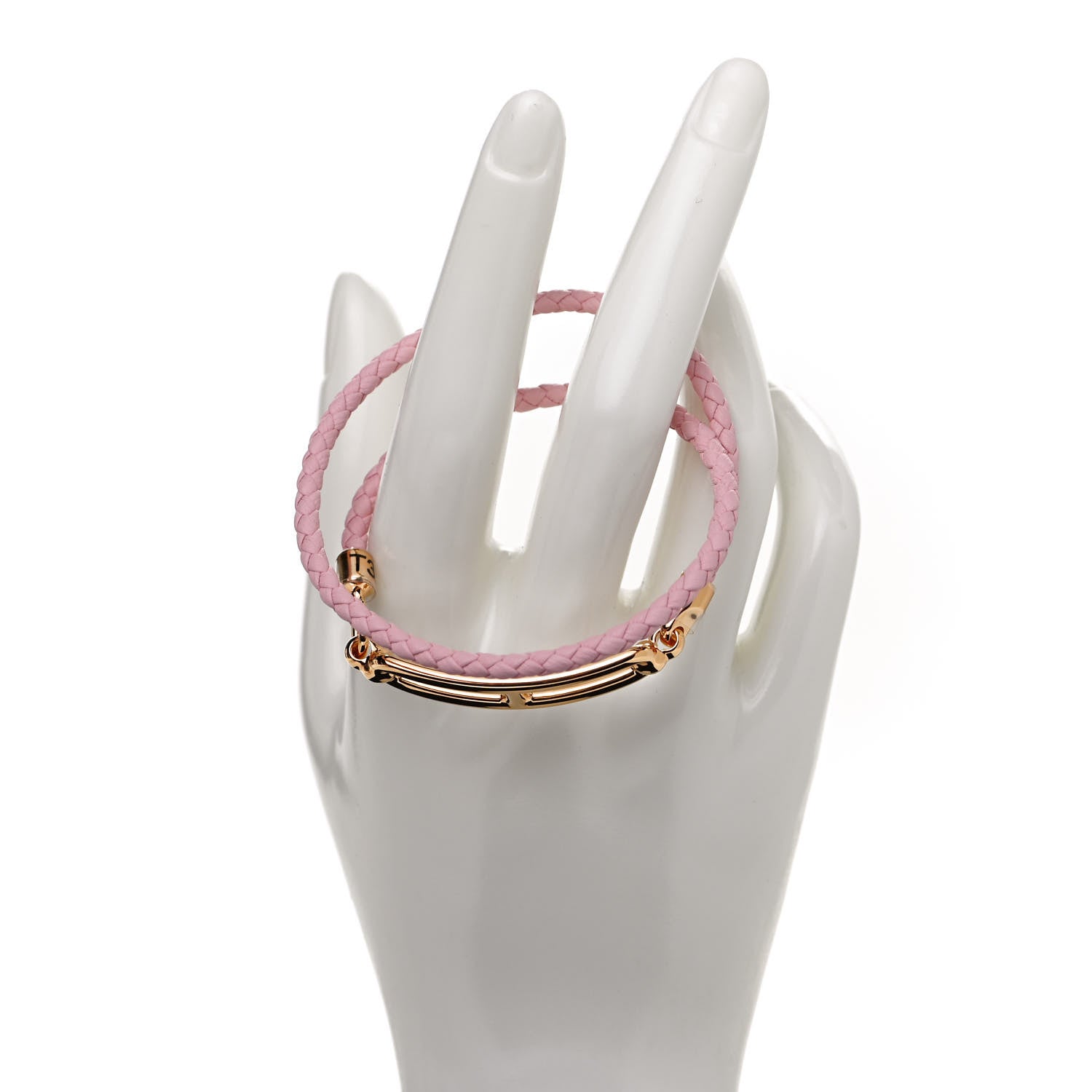 Hermes Swift Roulis Double Tour Bracelet T3 Rose Sakura 2 of 6