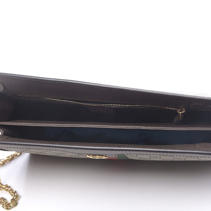 Gucci GG Supreme Monogram Web Medium Ophidia Chain Shoulder Bag Brown 5 of 10