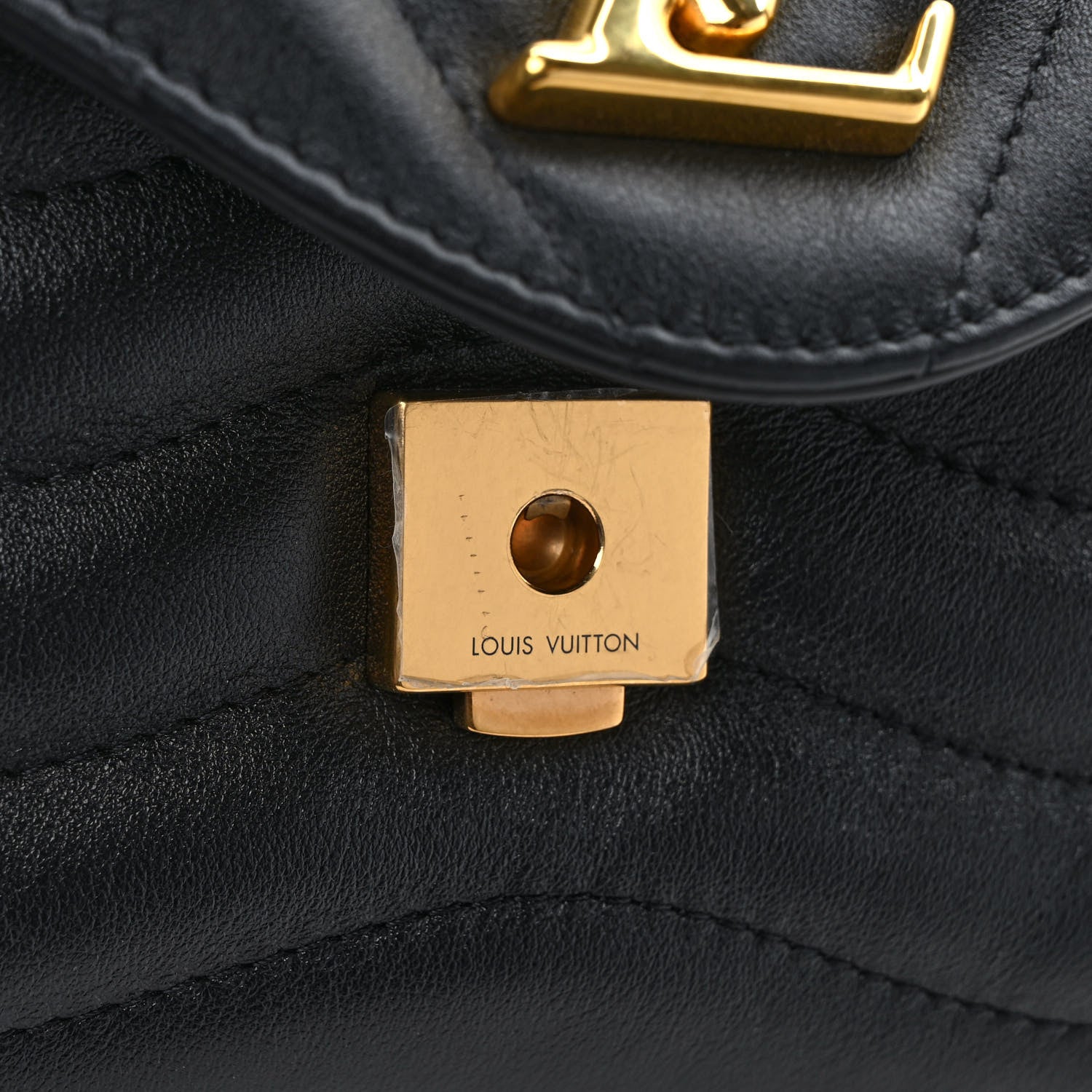 Louis Vuitton Calfskin Hold Me New Wave Black 9 of 9
