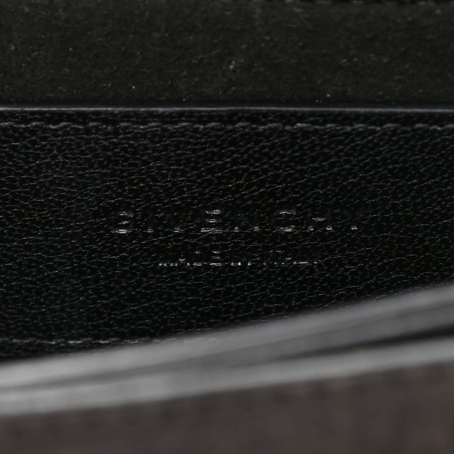 Goatskin Suede Mini GV3 Shoulder Bag Black