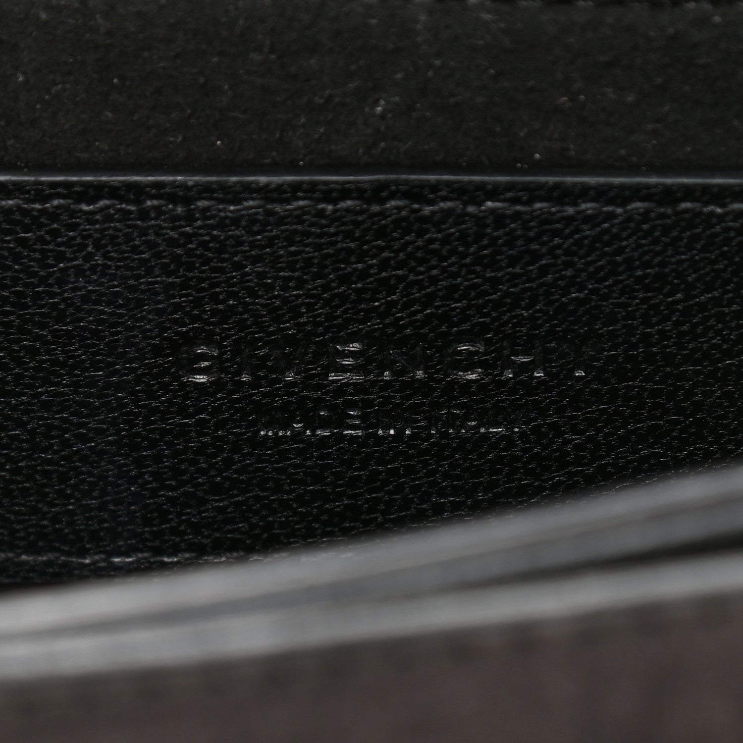 Givenchy Goatskin Suede Mini GV3 Shoulder Bag Black 8 of 9