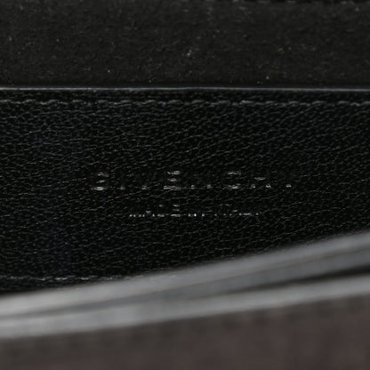 Givenchy Goatskin Suede Mini GV3 Shoulder Bag Black 8 of 9