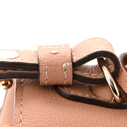 Delvaux Grained Calfskin Mini Brillant Satchel Nude 12 of 12