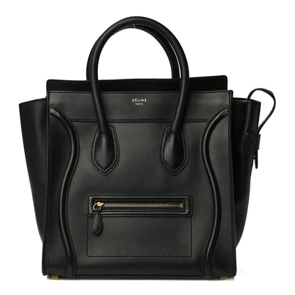 Celine Smooth Calfskin Mini Luggage Black 1 of 30