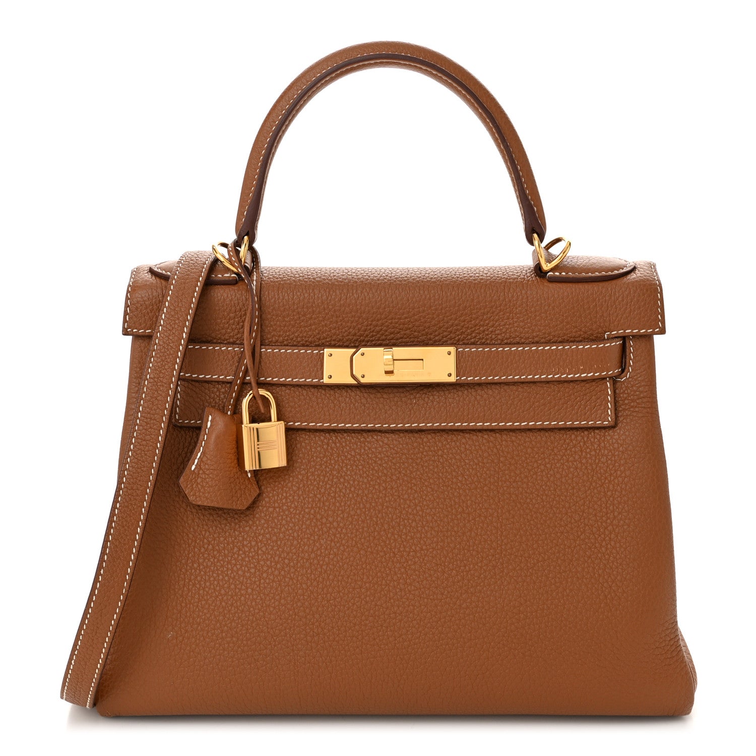 Hermes Togo Kelly Retourne 28 Gold 1 of 13