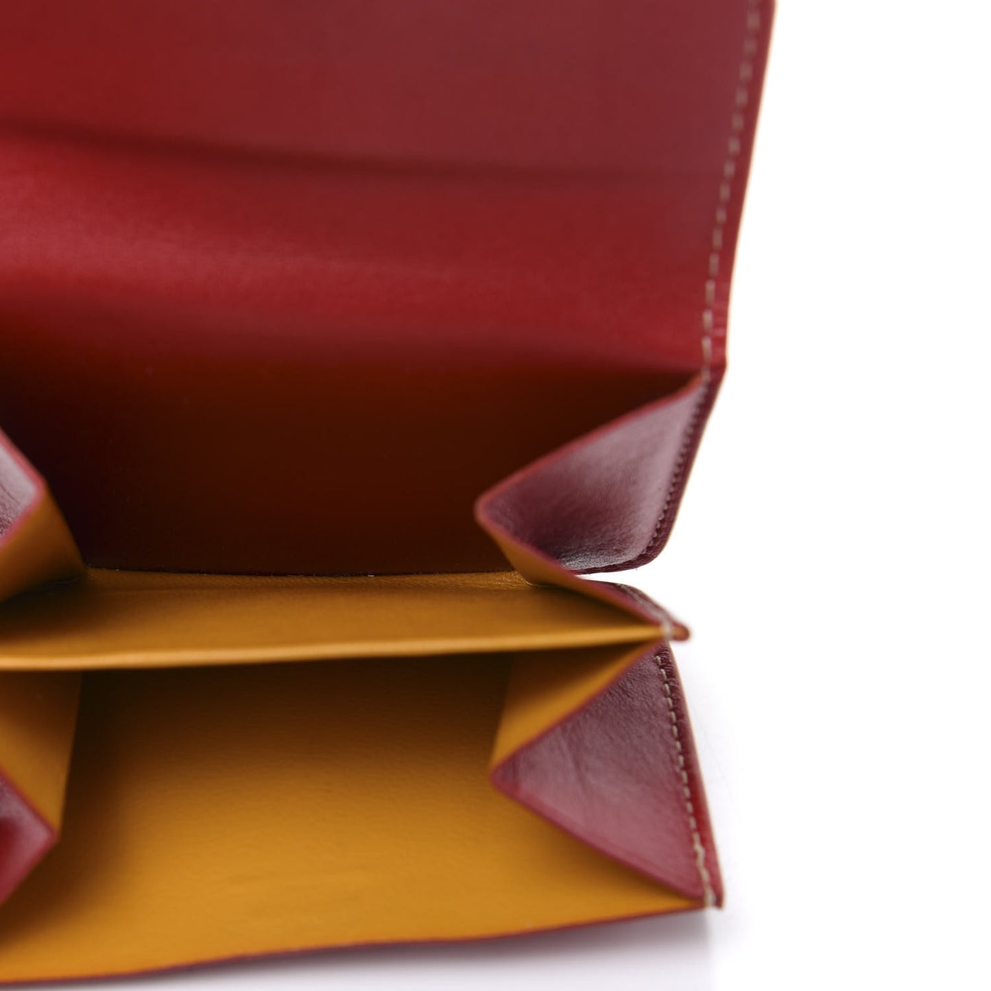 Goyardine Coin Pouch Red