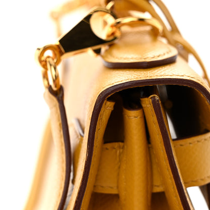 Hermes Epsom Kelly Sellier 28 Jaune Ambre 12 of 13