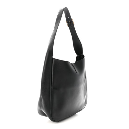 Saint Laurent Supple Calfskin Large Le 5 A 7 Soft Hobo Black 3 of 9