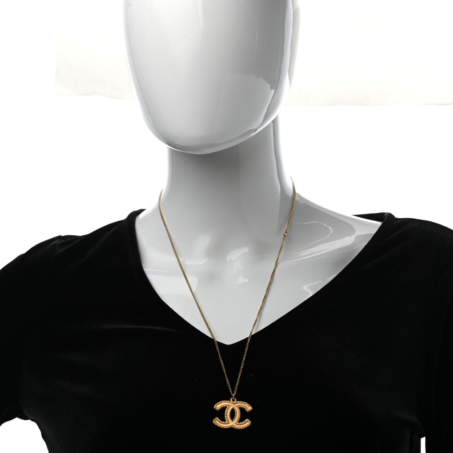 CC Necklace Matte Gold