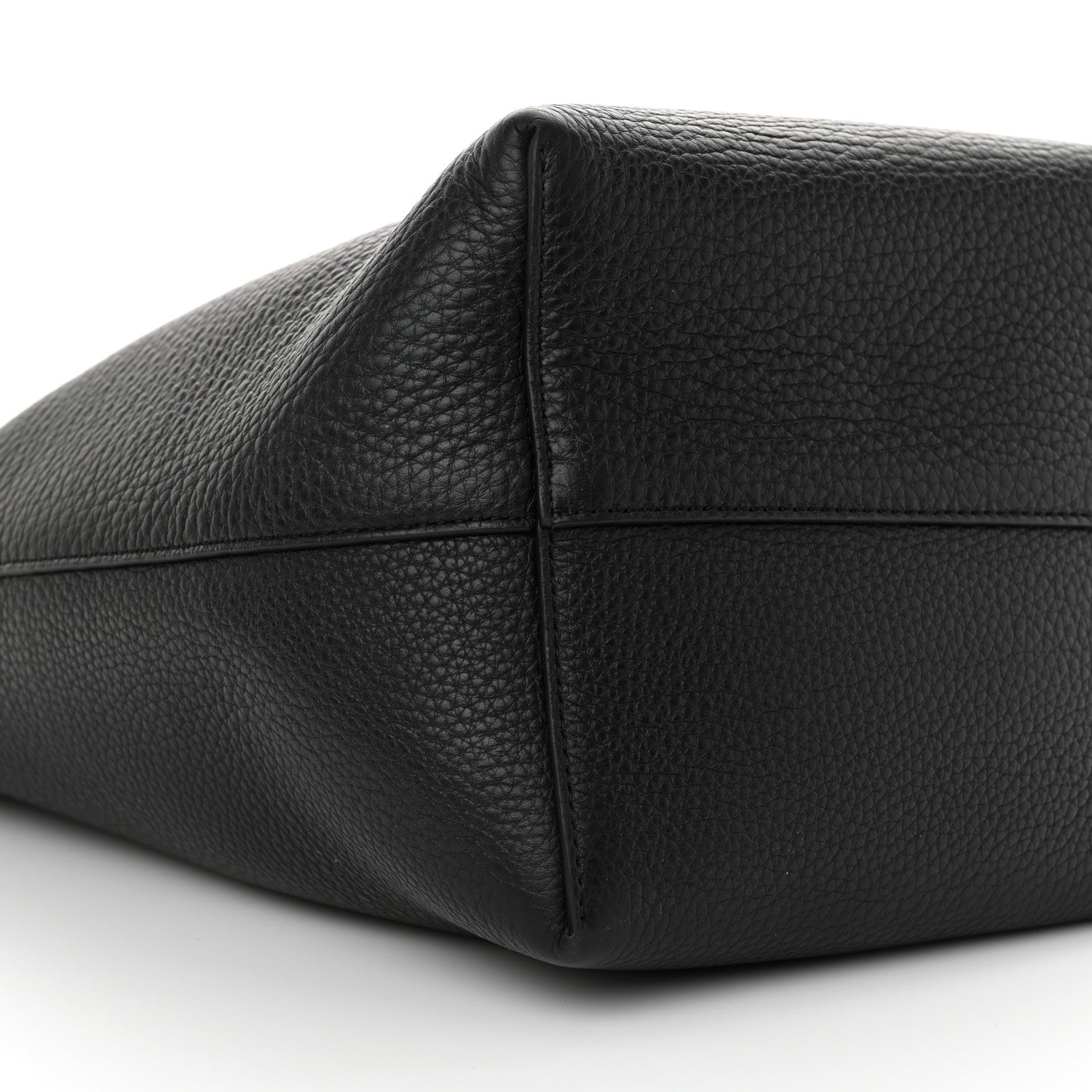 The Row Grained Calfskin Medium N/S Park Tote Black 9 of 10