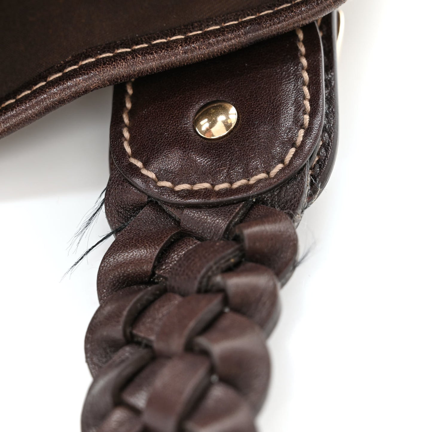 Monogram Small Pelham Shoulder Bag Dark Brown