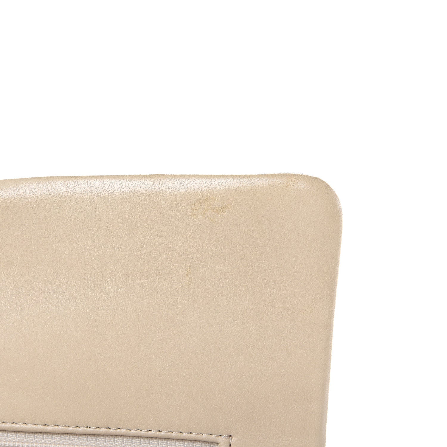 Chanel Lambskin Chevron Quilted Medium Double Flap Beige 21 of 24