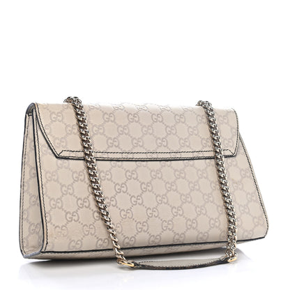 Gucci Guccissima Signature Medium Emily Chain Shoulder Bag Mystic White 2 of 6