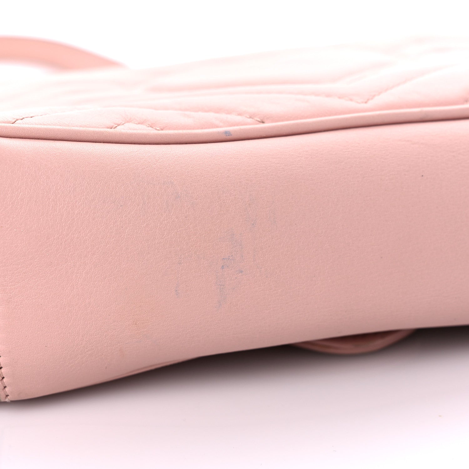 Gucci Calfskin Matelasse Small GG Marmont Shoulder Bag Perfect Pink 18 of 21