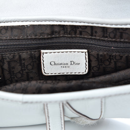 Christian Dior Calfskin Saddle Bag White 7 of 16