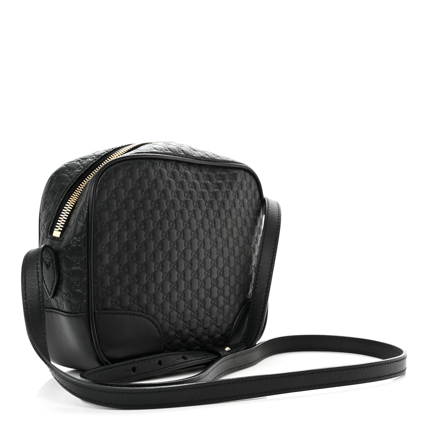 Microguccissima Mini Bree Messenger Bag Black