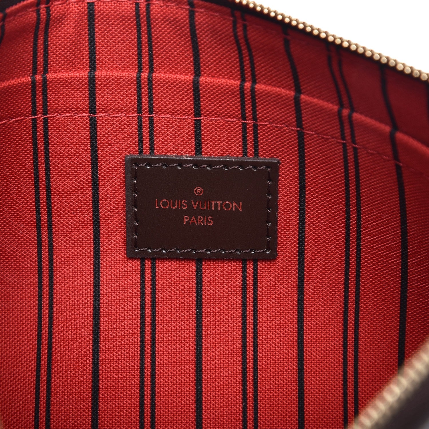 Louis Vuitton Damier Ebene Neverfull MM GM Pochette 6 of 8