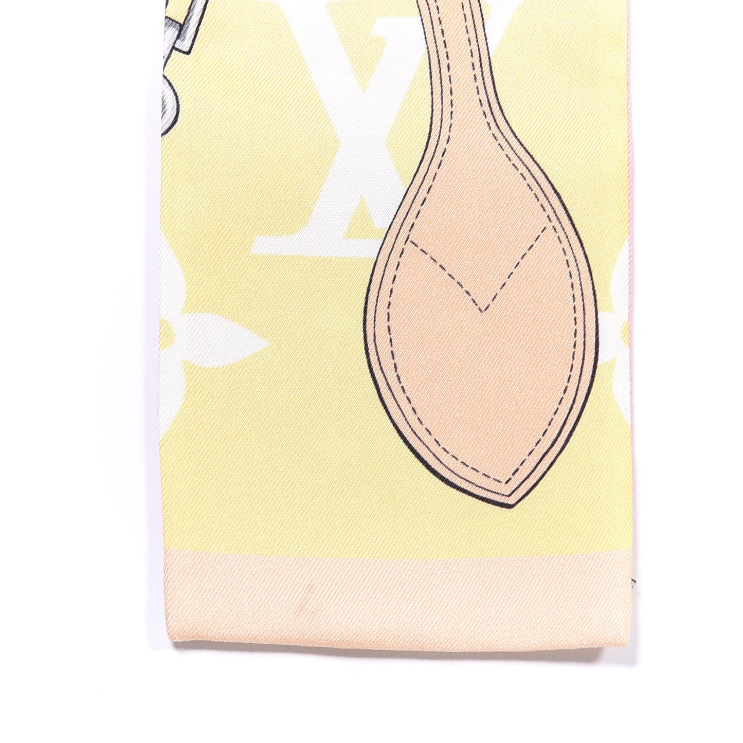 Silk Monogram Gradient Bandeau Pink