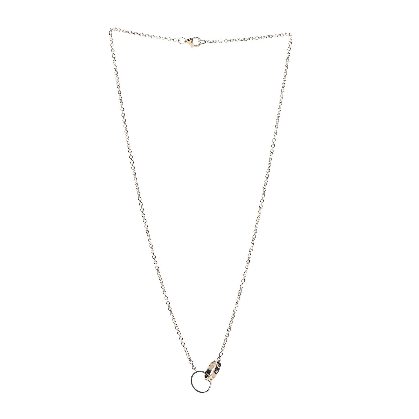 18K Yellow Gold Interlocking LOVE Necklace