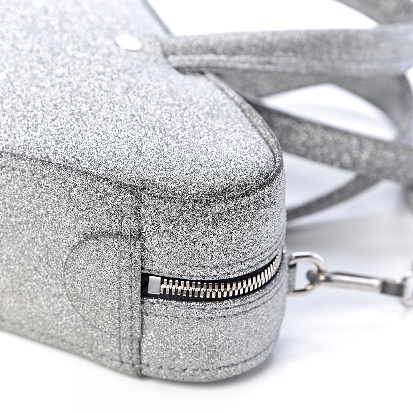 Glitter XS Triangle Duffle Argent Black