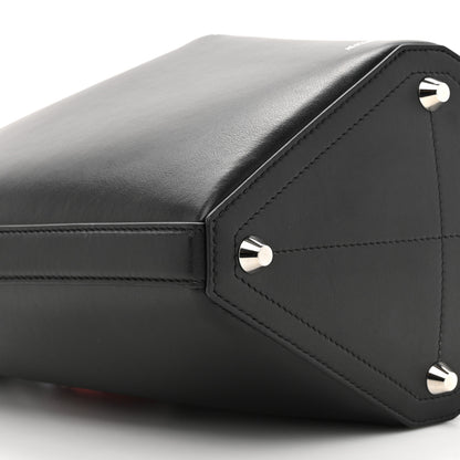 Alexander McQueen Calfskin The Bucket Bag Black Lust Red 11 of 12