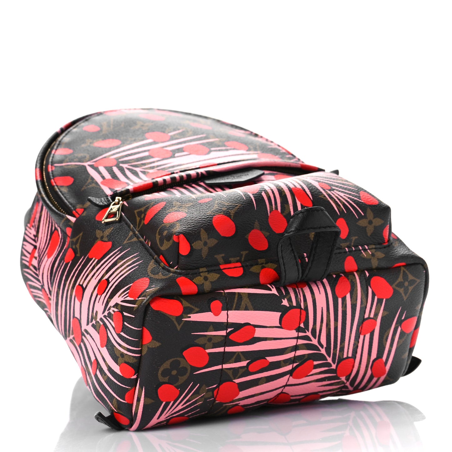 Monogram Jungle Dots Palm Springs Backpack PM Sugar Pink Poppy