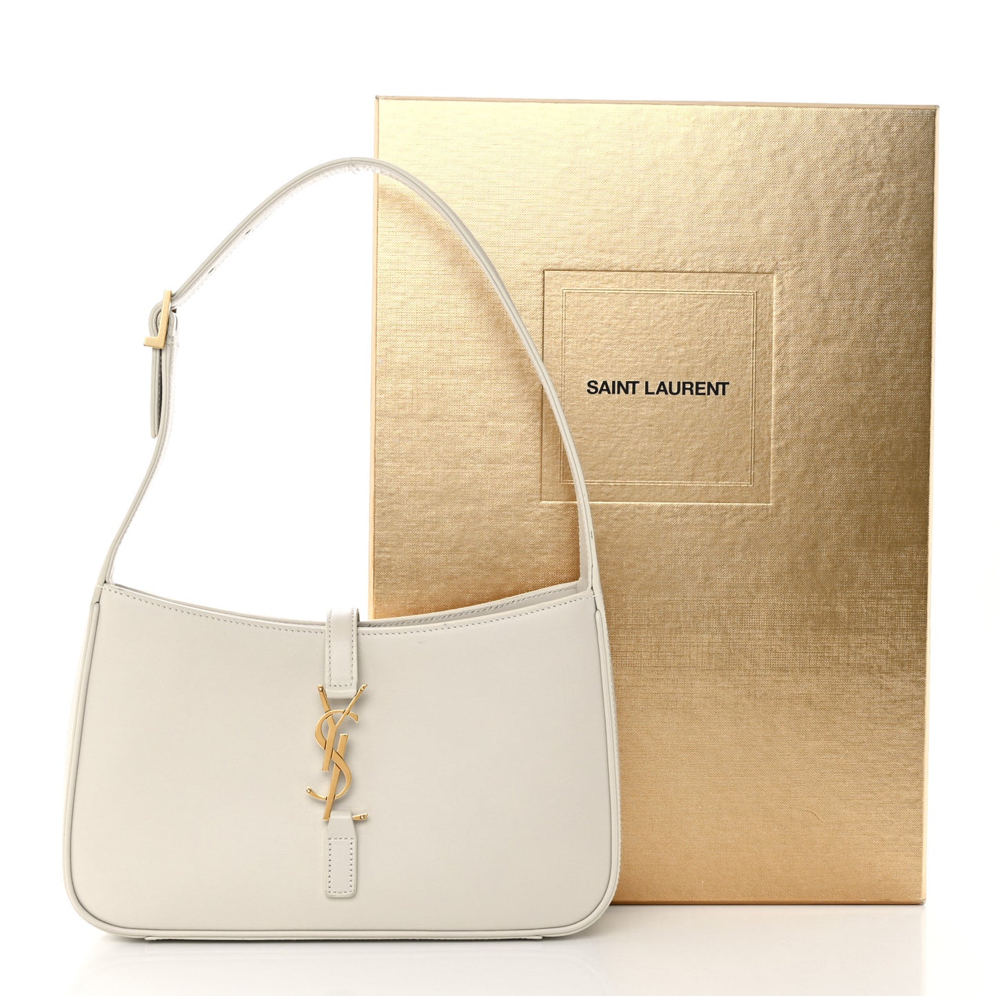 Smooth Calfskin Le 5 A 7 Hobo Blanc Vintage