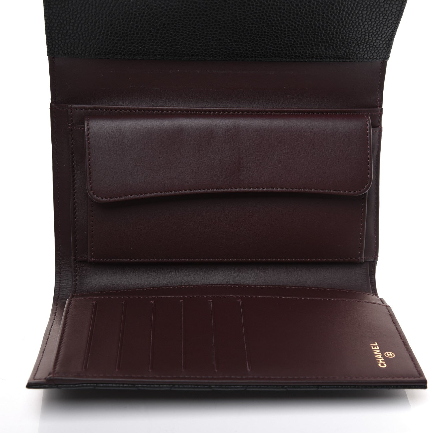 Chanel Caviar Quilted Large Flap Wallet Black 5 of 14