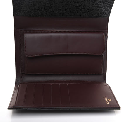 Chanel Caviar Quilted Large Flap Wallet Black 5 of 14