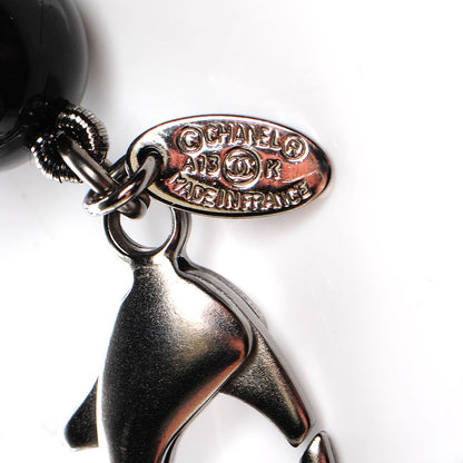 Chanel Glass Bead CC Map Bracelet Ruthenium Black 4 of 6