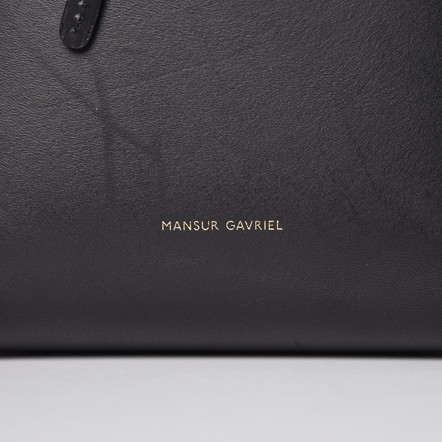 Mansur Gavriel Calfskin Mini Bucket Bag Black 7 of 8