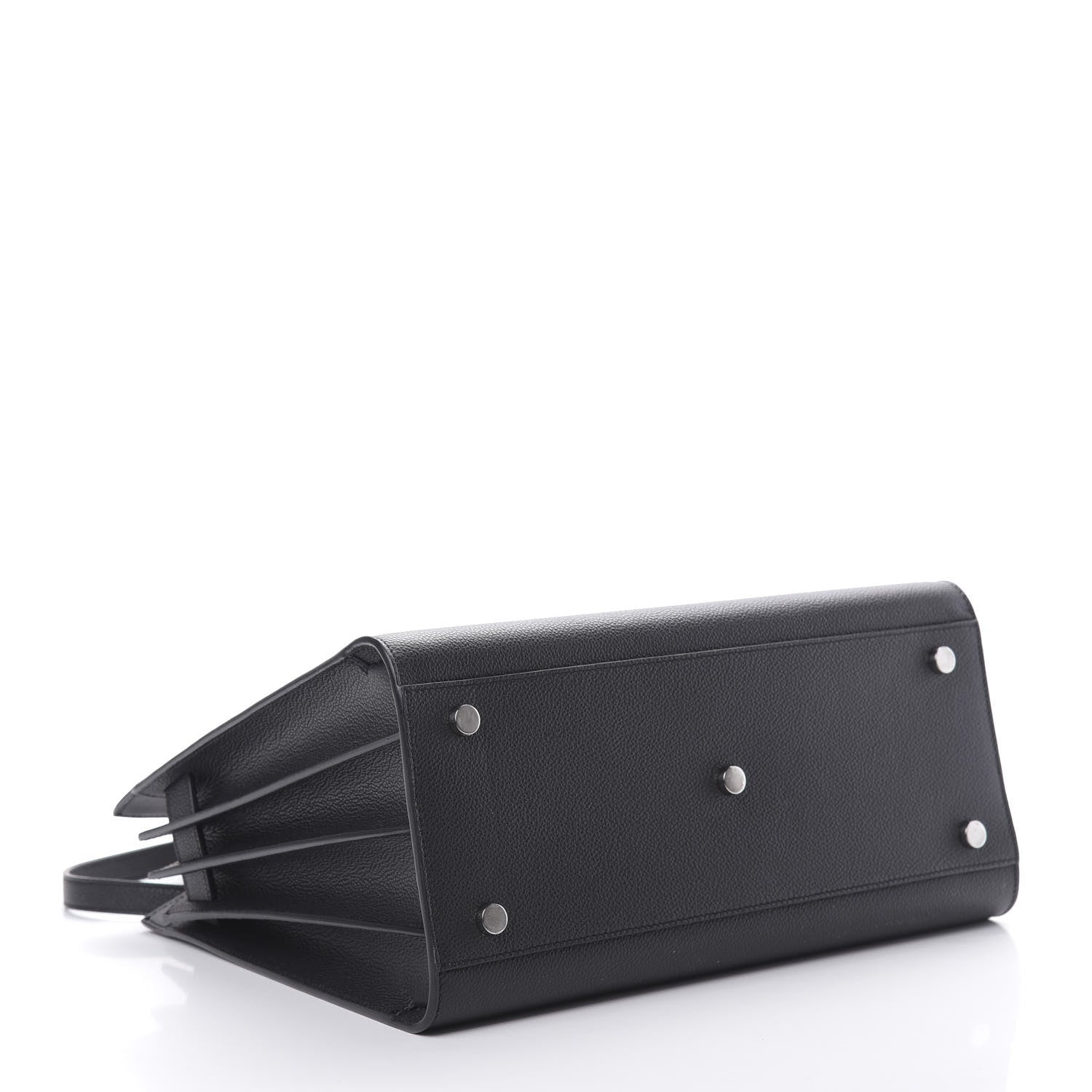 Saint Laurent Grained Calfskin Small Sac De Jour Black 5 of 11