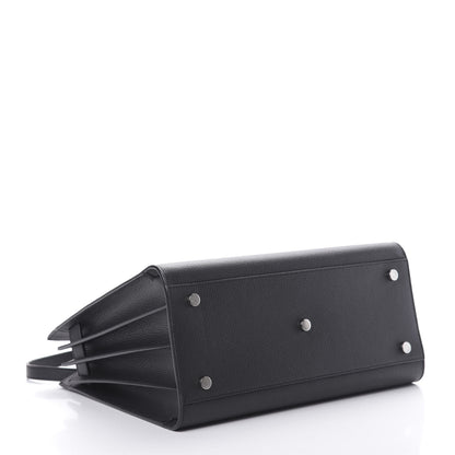 Saint Laurent Grained Calfskin Small Sac De Jour Black 5 of 11