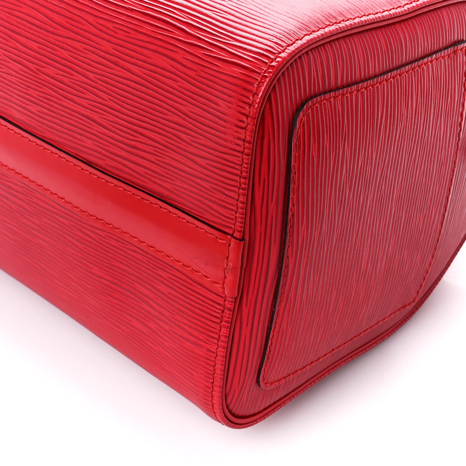 Louis Vuitton Epi Speedy 25 Castillan Red 12 of 15
