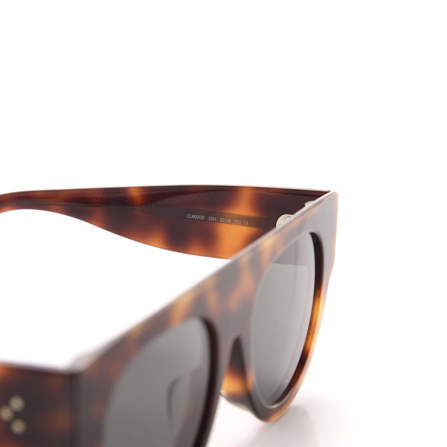 Celine Shadow Sunglasses CL40012I Tortoise 6 of 7