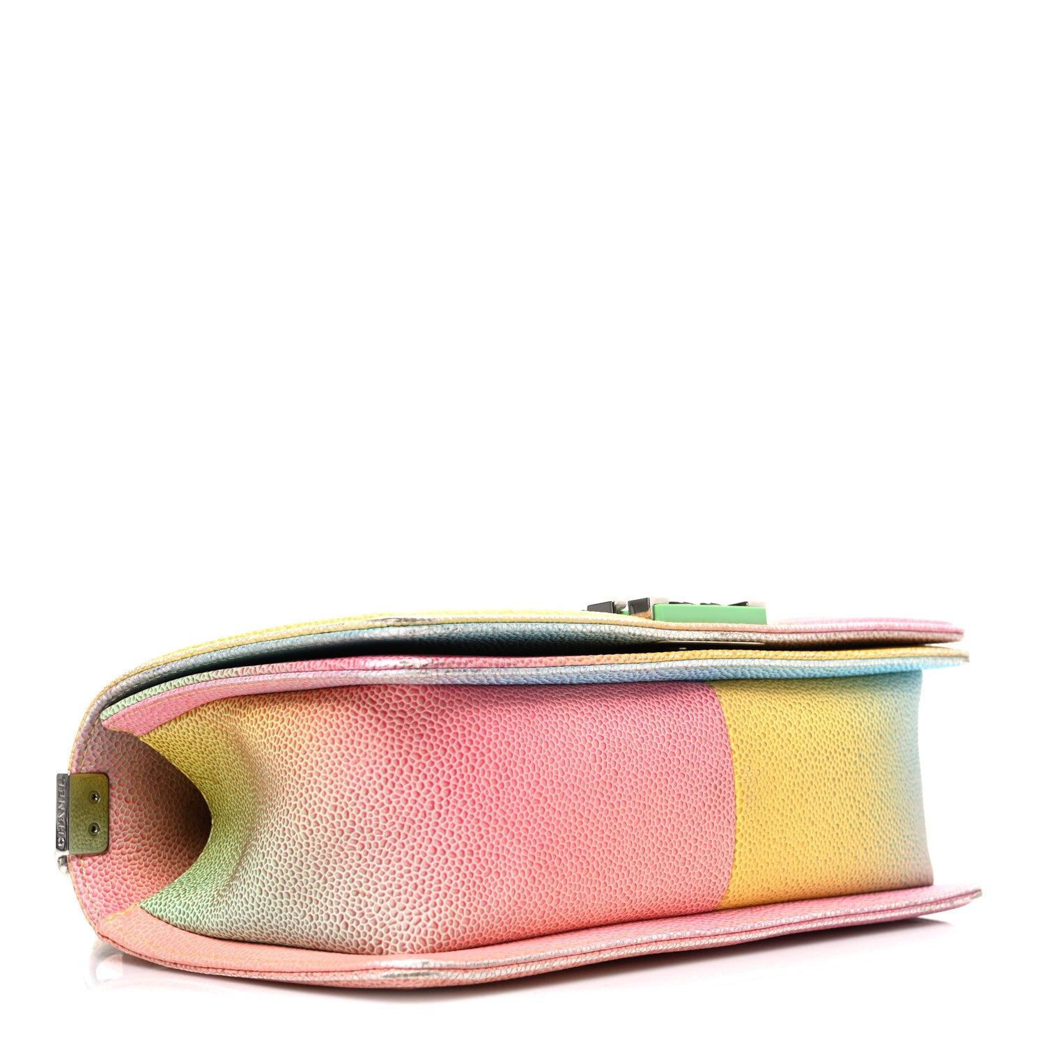 Chanel Caviar Quilted Medium Cuba Rainbow Boy Flap Multicolor 4 of 10